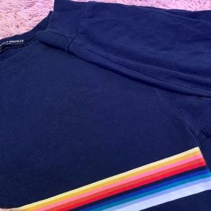 Brandy Melville cropped long sleeve crop top